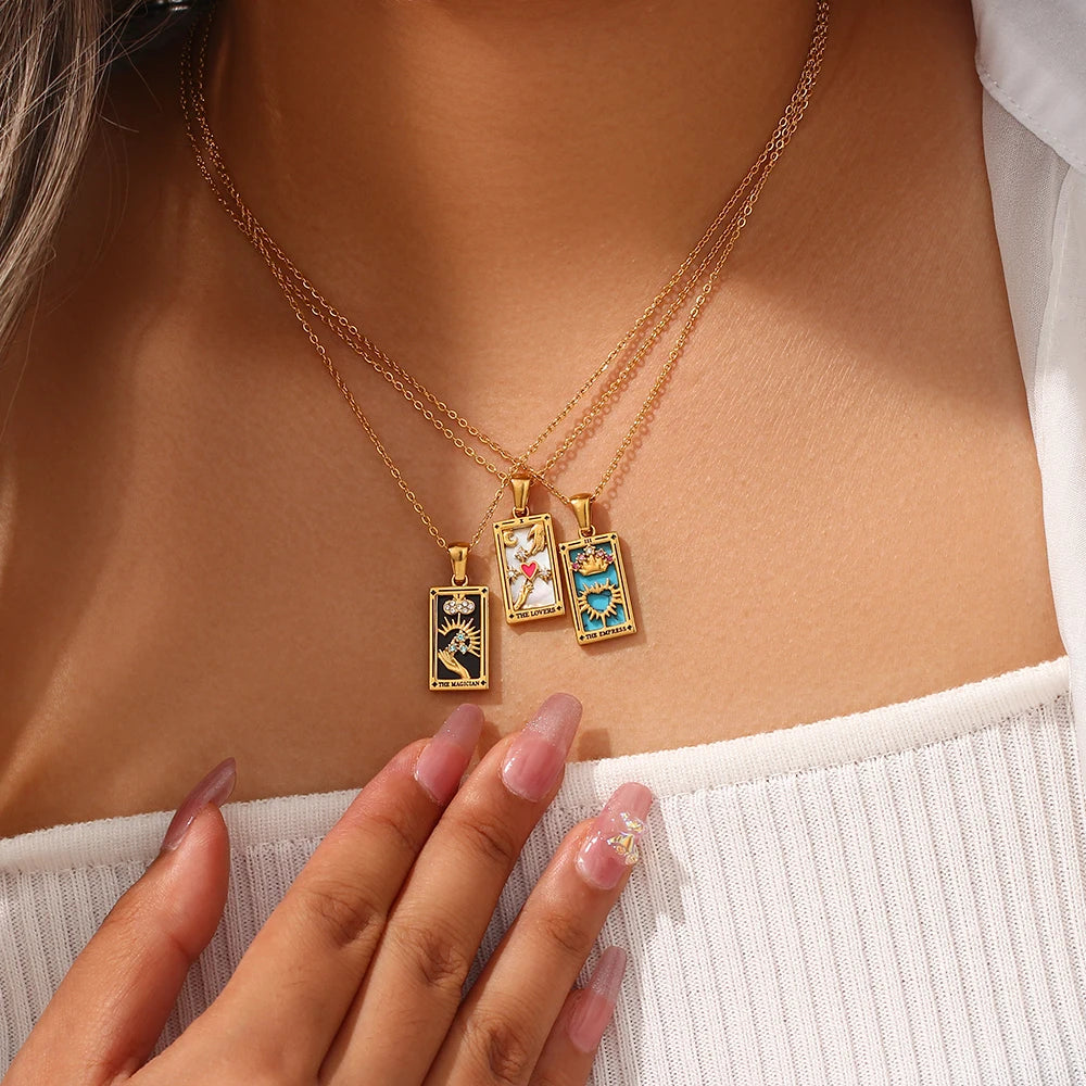 Collier Tarot Mystique