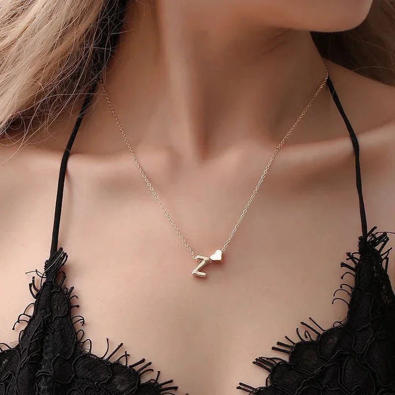 Collier Initiales Amour