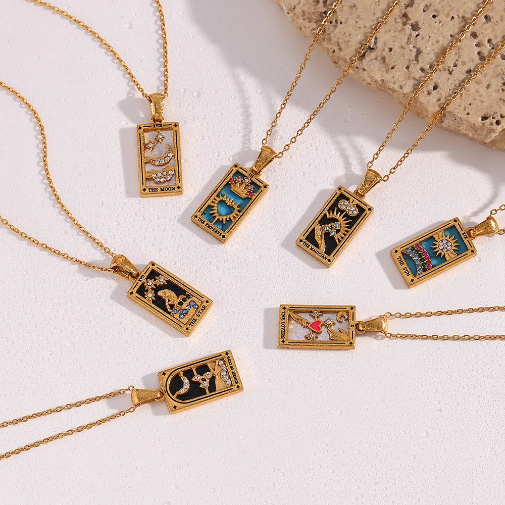 Collier Tarot Mystique