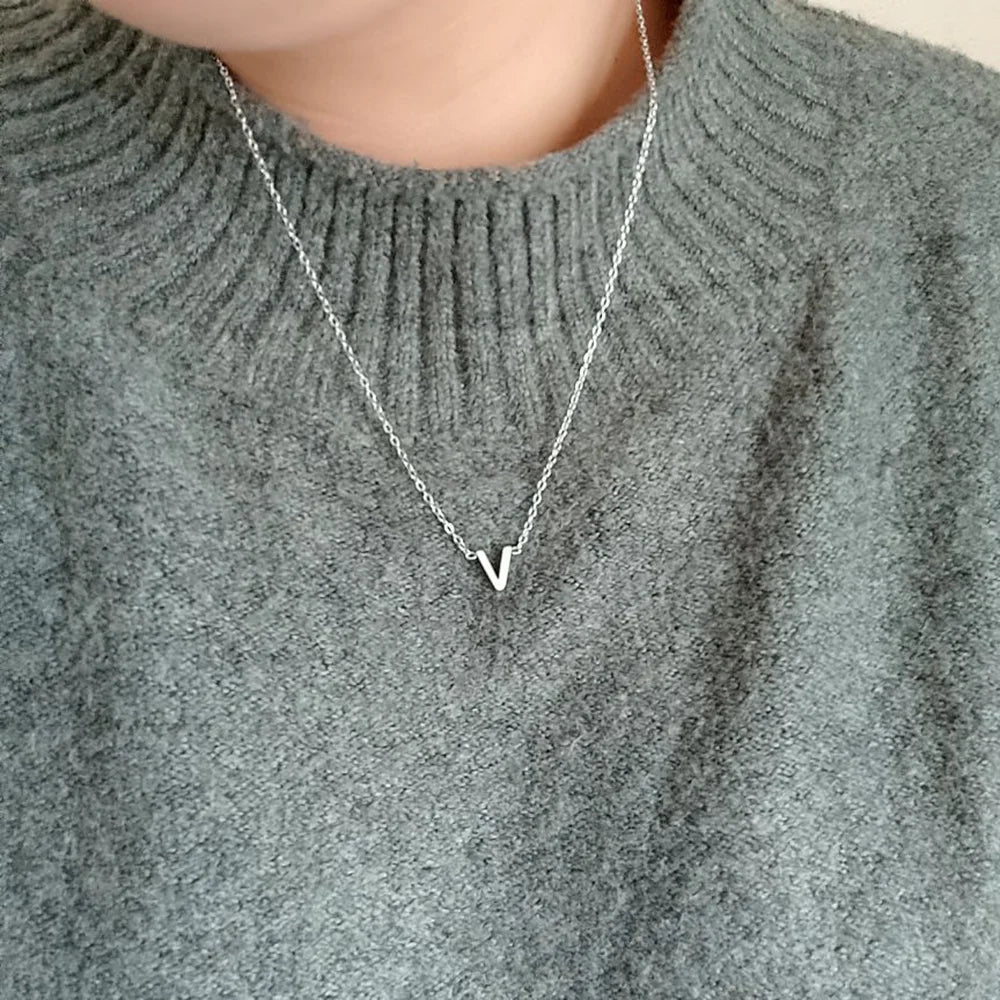 Collier Initiale Élégance