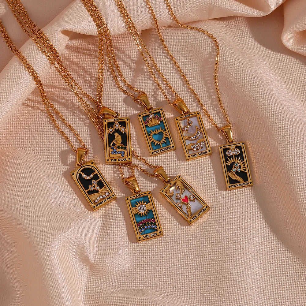 Collier Tarot Mystique