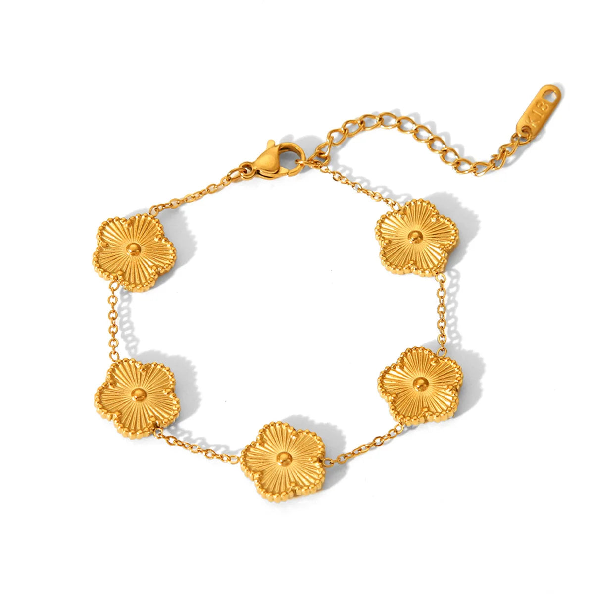 Bracelet Fleur Doré