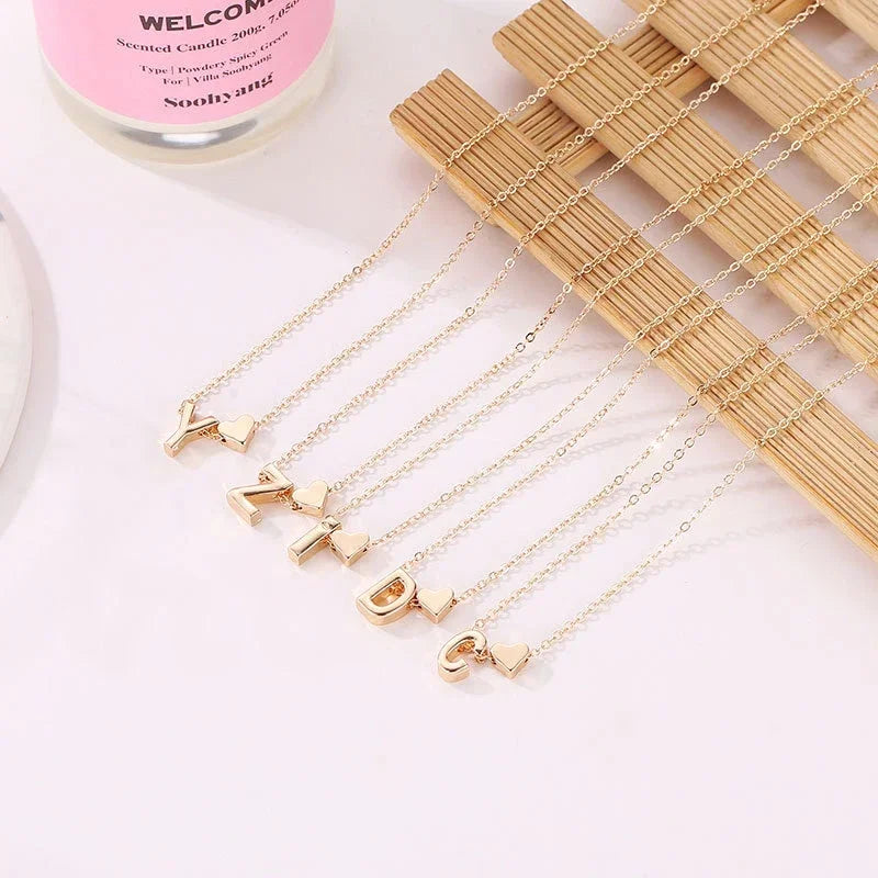 Collier Initiales Amour