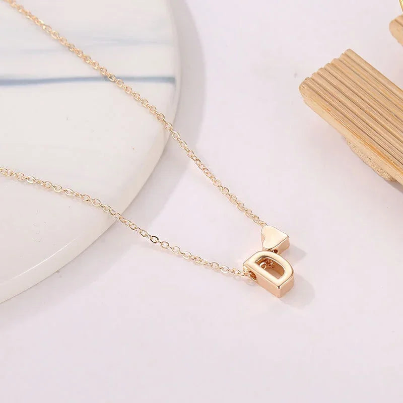 Collier Initiales Amour